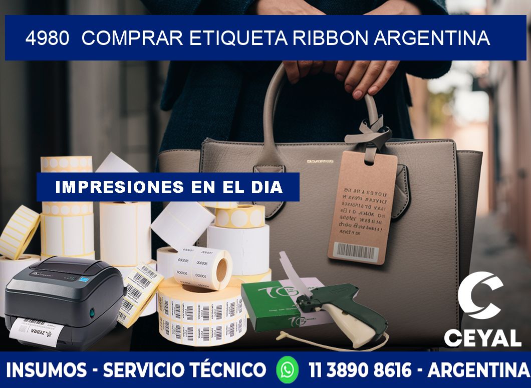 4980 COMPRAR ETIQUETA RIBBON ARGENTINA
