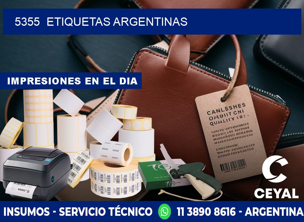 5355 ETIQUETAS ARGENTINAS