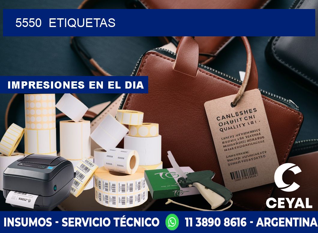 5550 ETIQUETAS