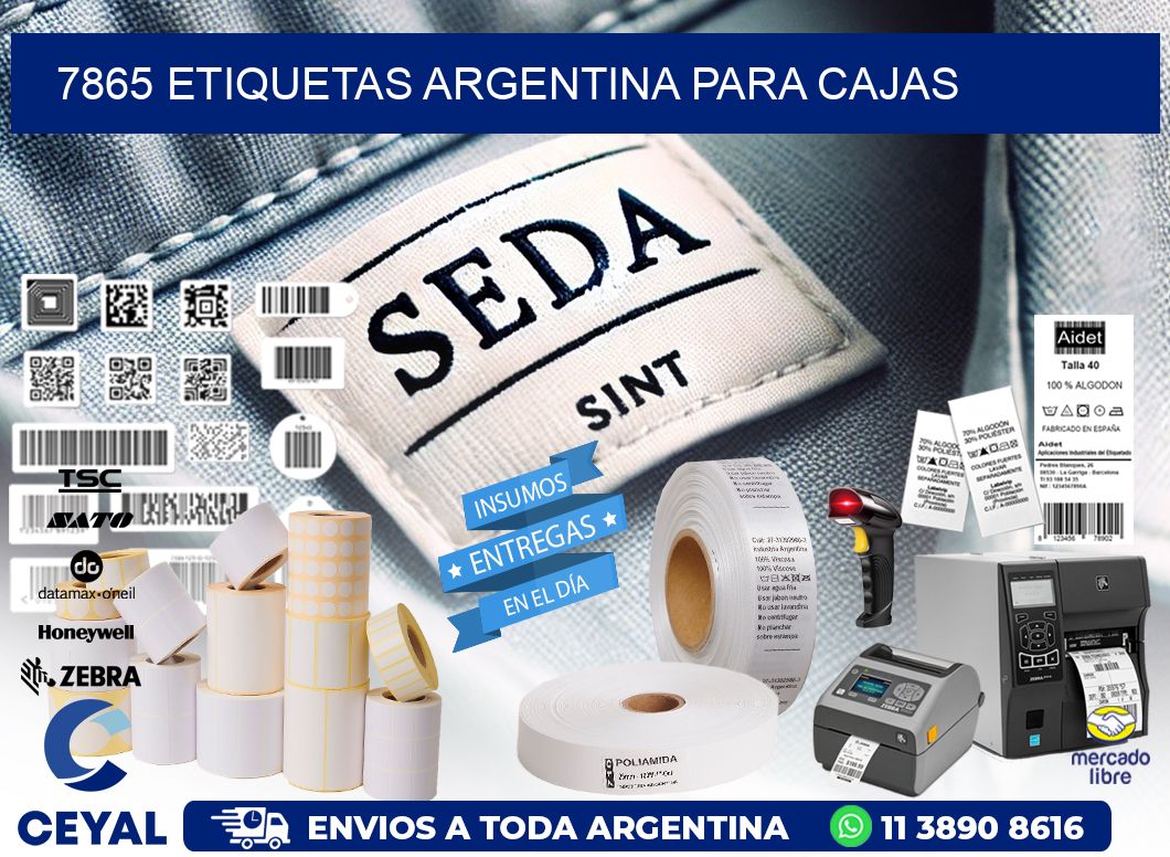 7865 ETIQUETAS ARGENTINA PARA CAJAS