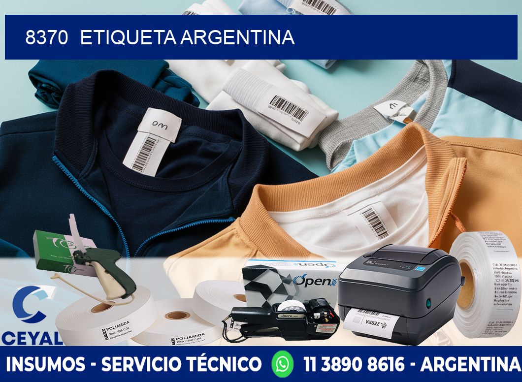 8370 ETIQUETA ARGENTINA