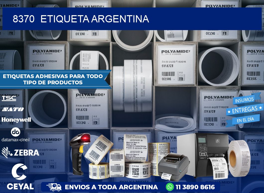 8370 ETIQUETA ARGENTINA