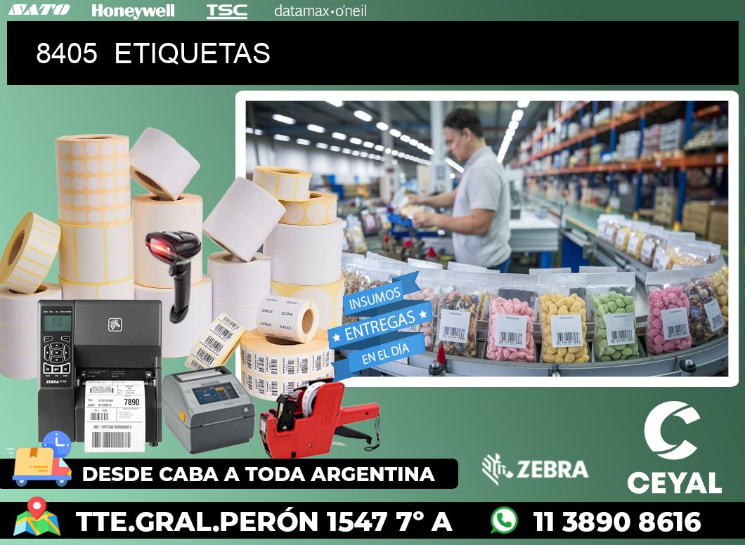 8405 ETIQUETAS