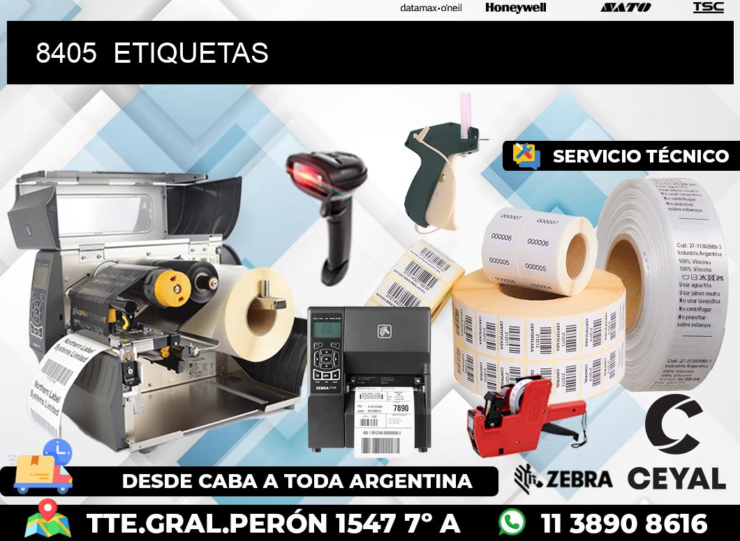 8405 ETIQUETAS