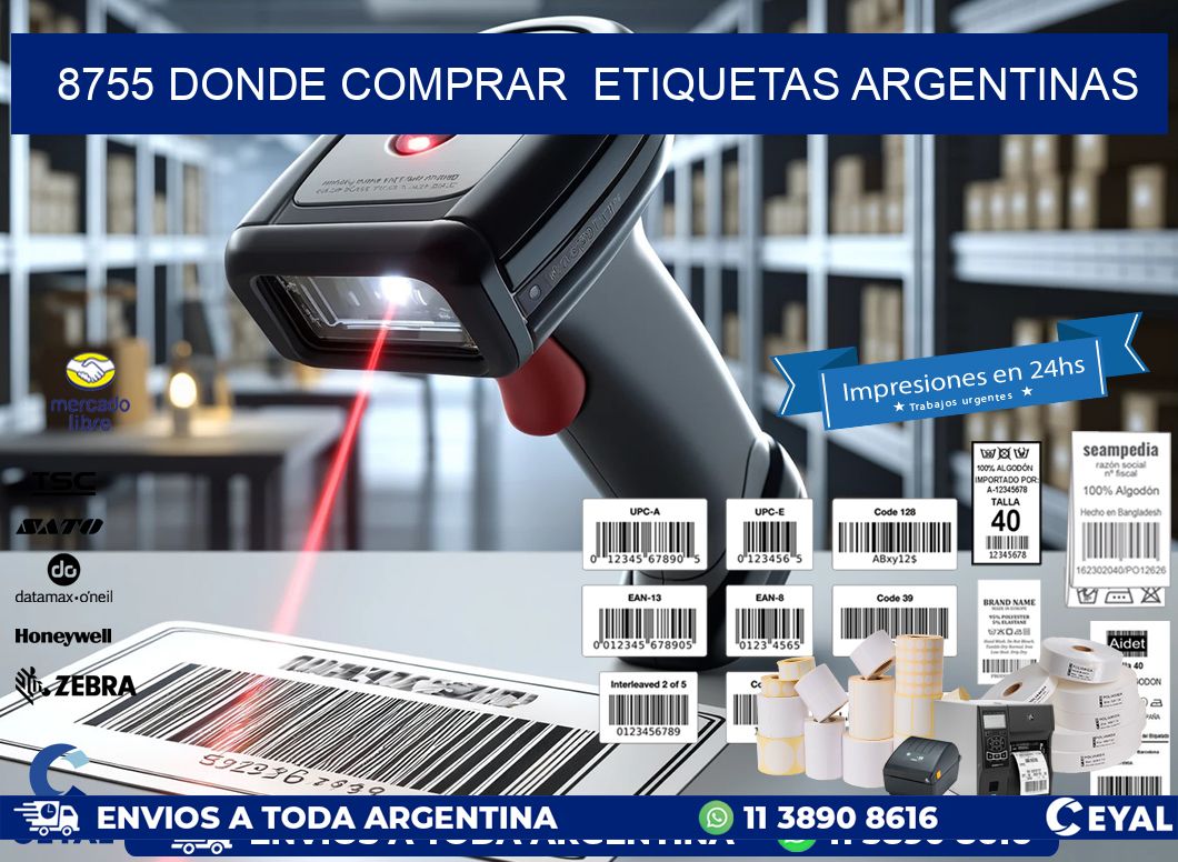 8755 DONDE COMPRAR ETIQUETAS ARGENTINAS