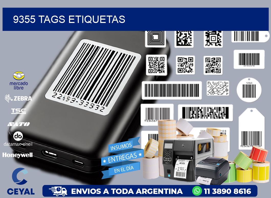 9355 TAGS ETIQUETAS