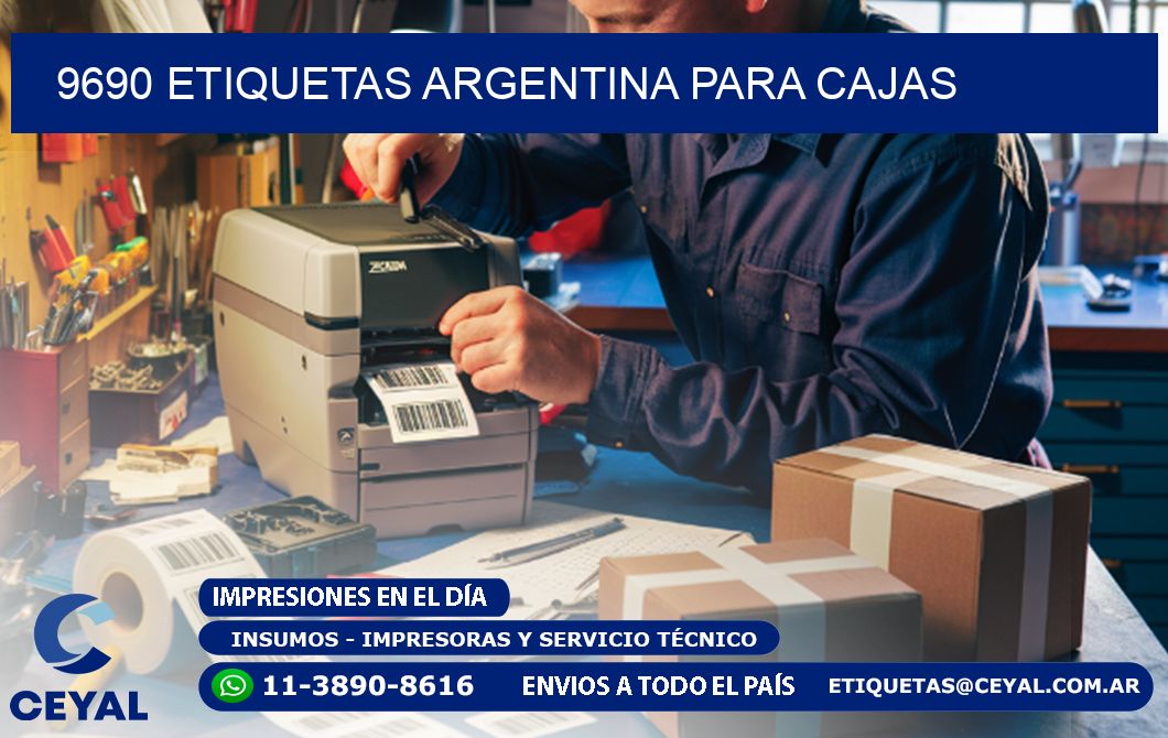 9690 ETIQUETAS ARGENTINA PARA CAJAS