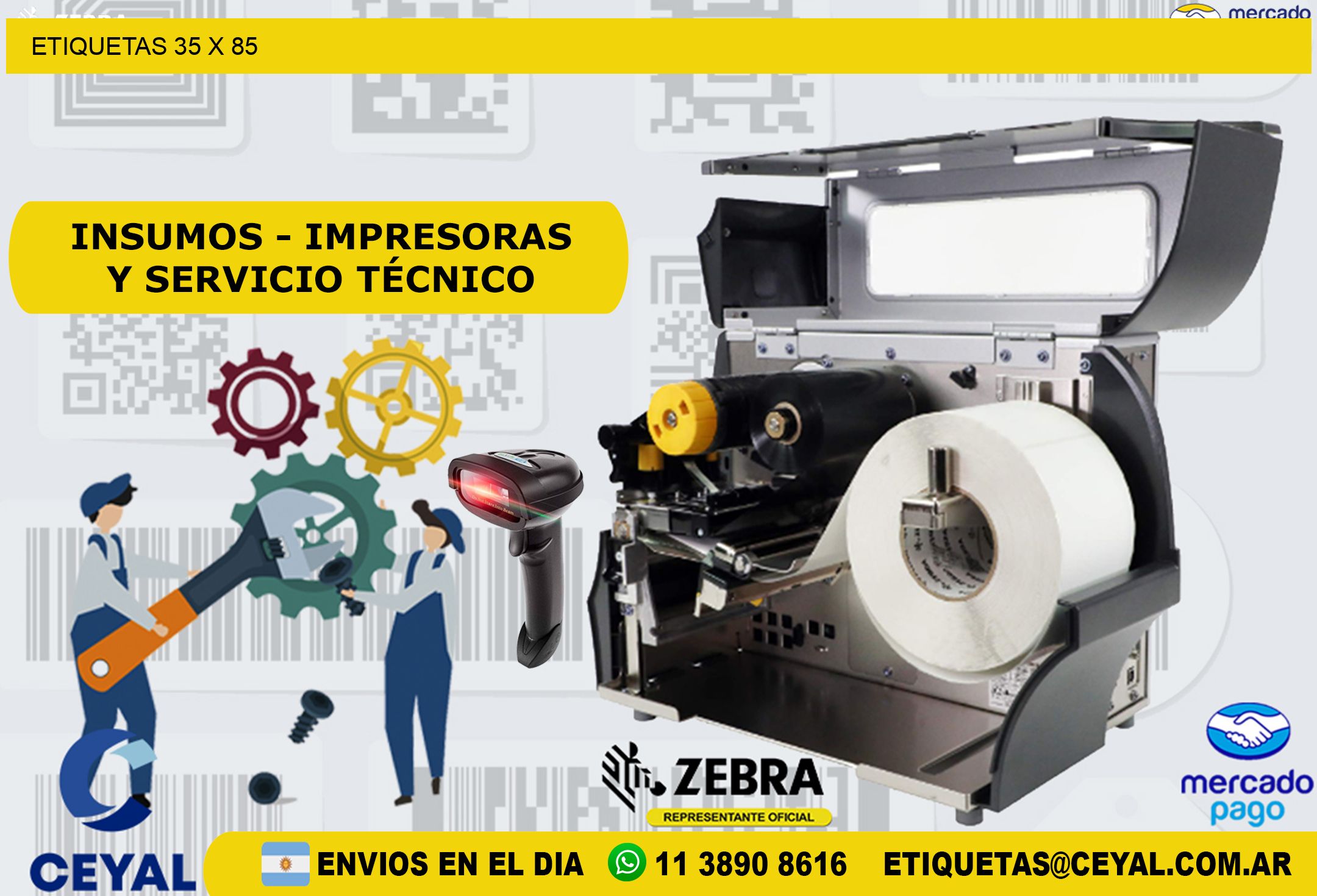 ETIQUETAS 35 x 85