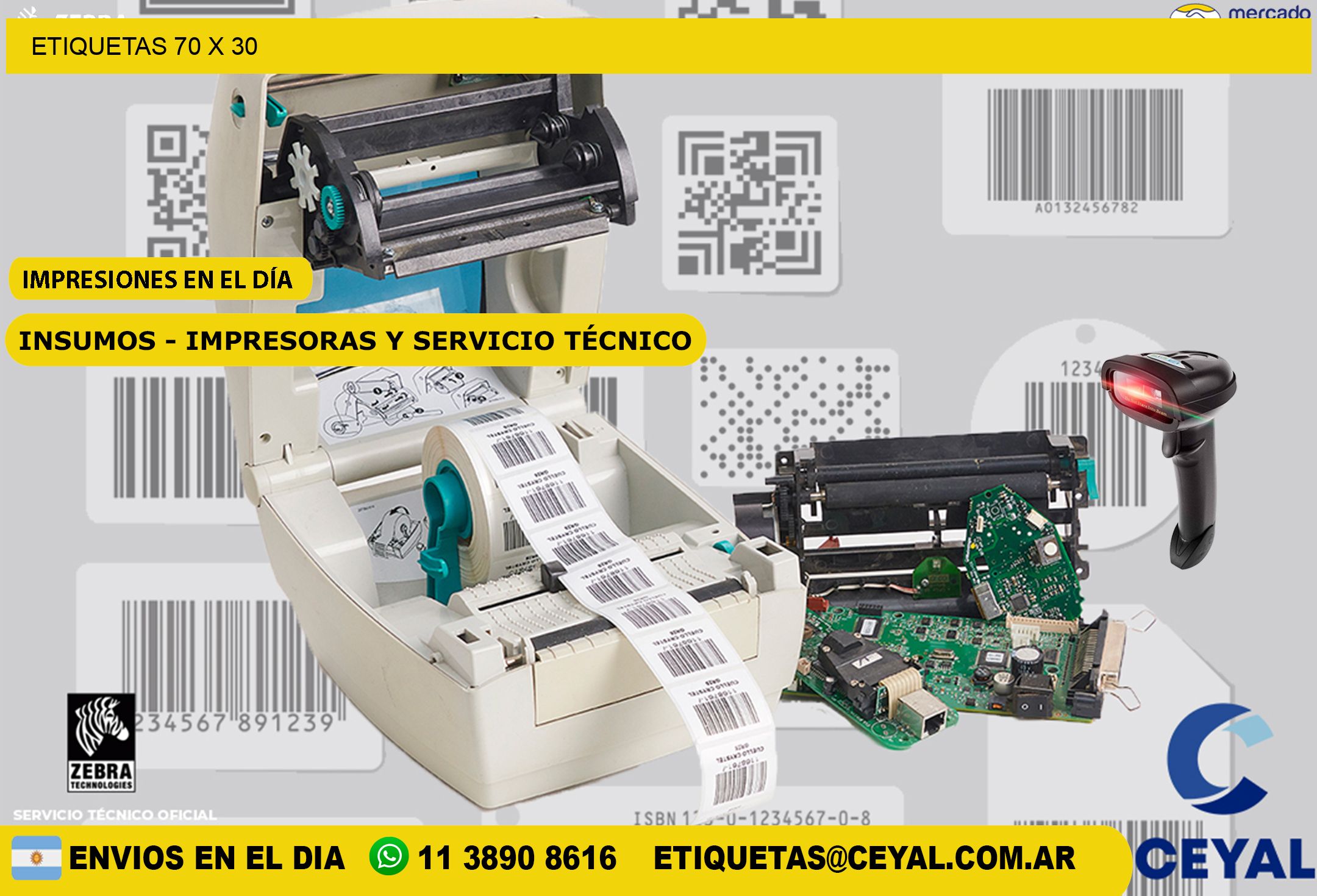 ETIQUETAS 70 x 30