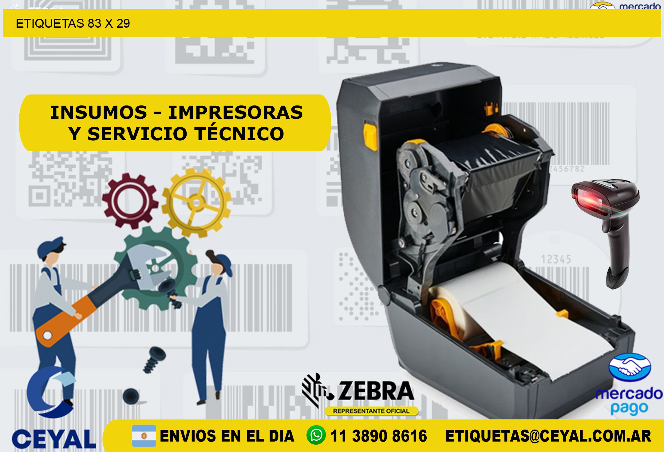 ETIQUETAS 83 x 29