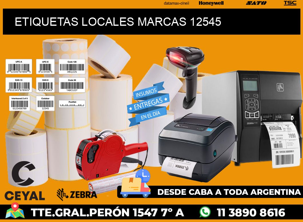 ETIQUETAS LOCALES MARCAS 12545