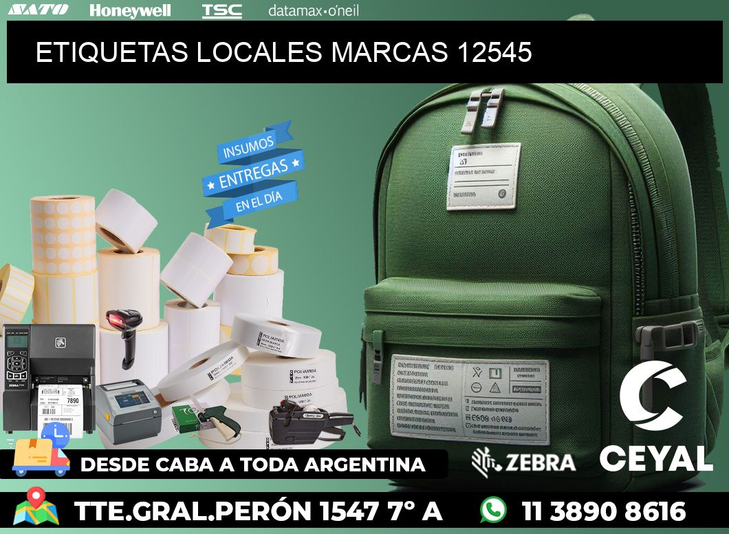 ETIQUETAS LOCALES MARCAS 12545