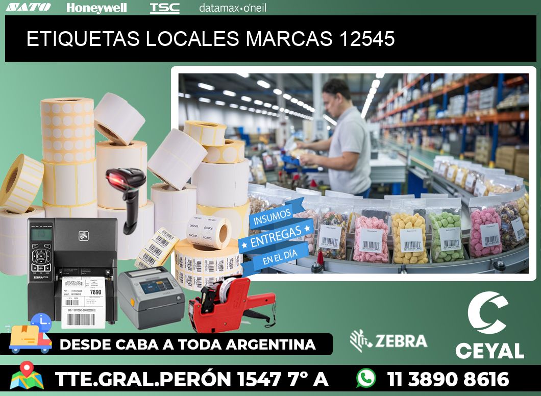 ETIQUETAS LOCALES MARCAS 12545