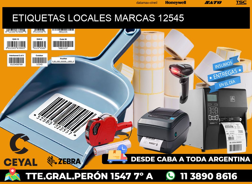 ETIQUETAS LOCALES MARCAS 12545