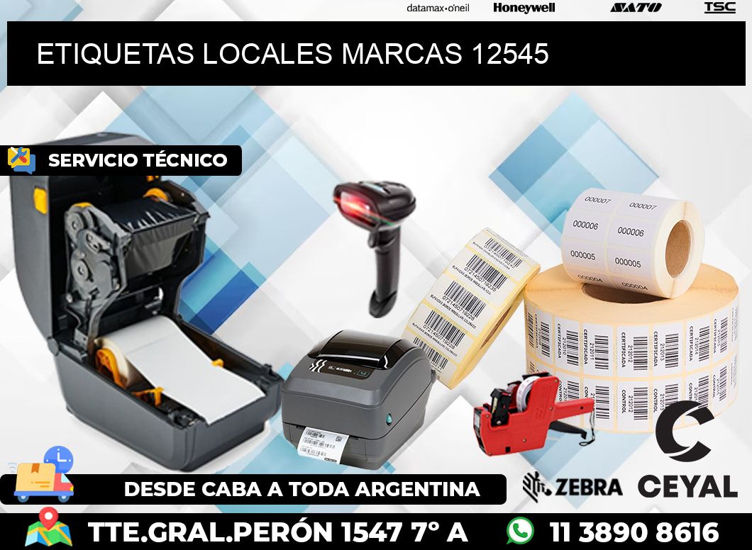 ETIQUETAS LOCALES MARCAS 12545