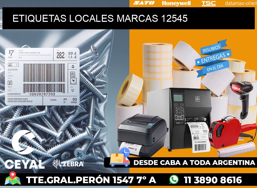 ETIQUETAS LOCALES MARCAS 12545