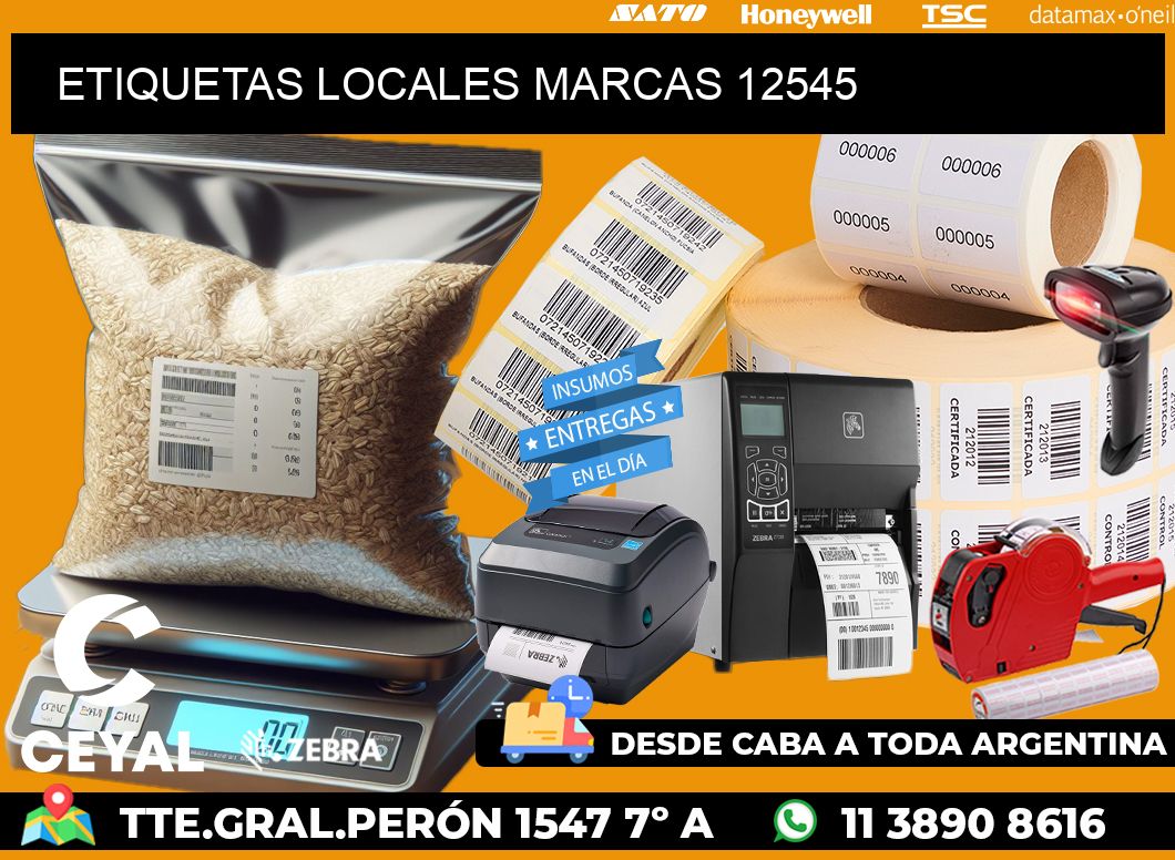 ETIQUETAS LOCALES MARCAS 12545