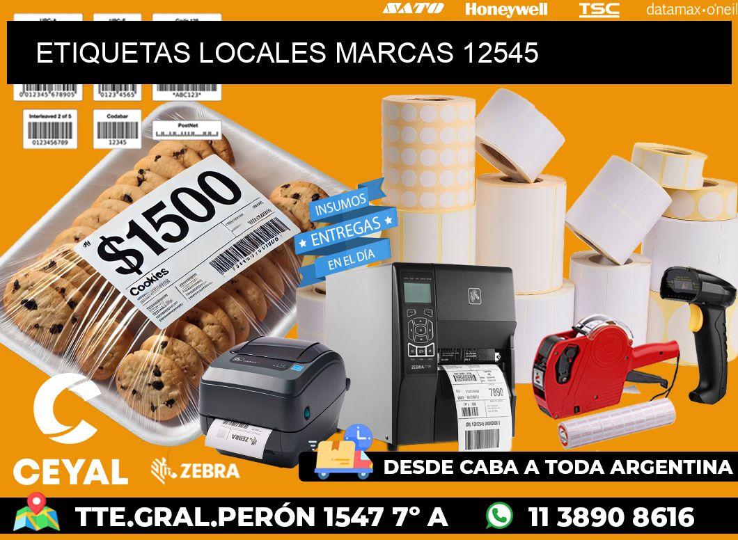 ETIQUETAS LOCALES MARCAS 12545