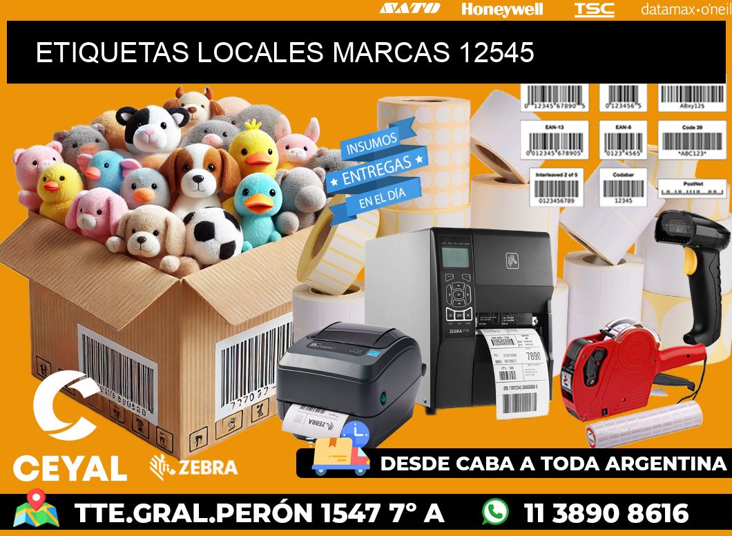 ETIQUETAS LOCALES MARCAS 12545