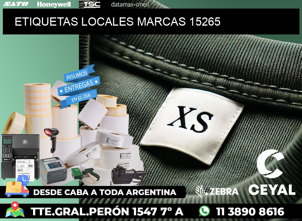 ETIQUETAS LOCALES MARCAS 15265