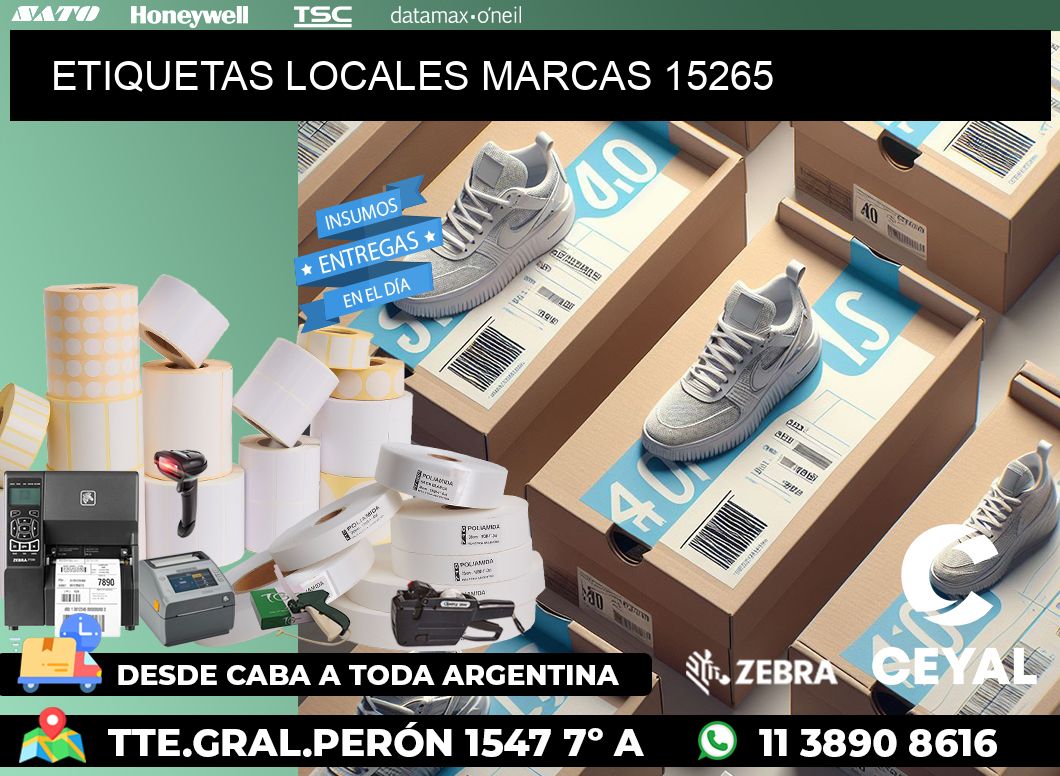 ETIQUETAS LOCALES MARCAS 15265