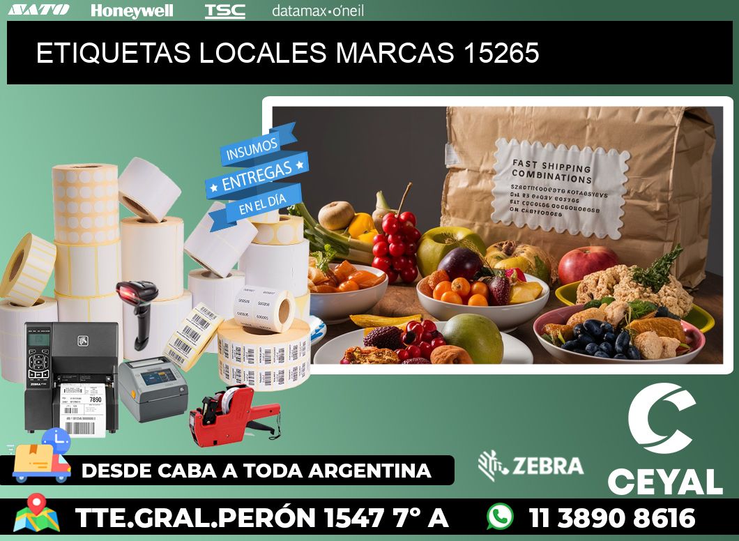 ETIQUETAS LOCALES MARCAS 15265