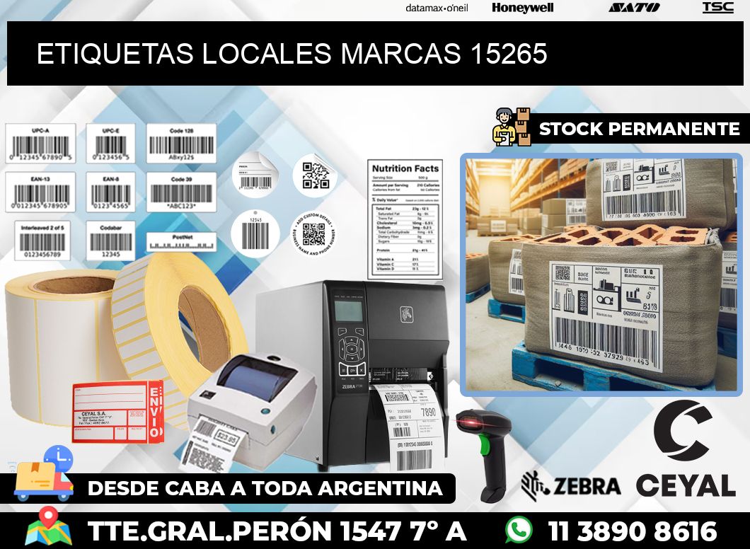 ETIQUETAS LOCALES MARCAS 15265
