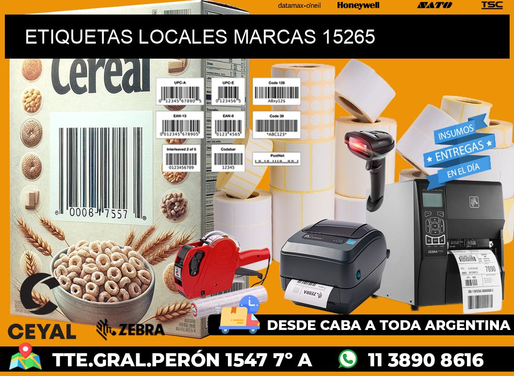 ETIQUETAS LOCALES MARCAS 15265