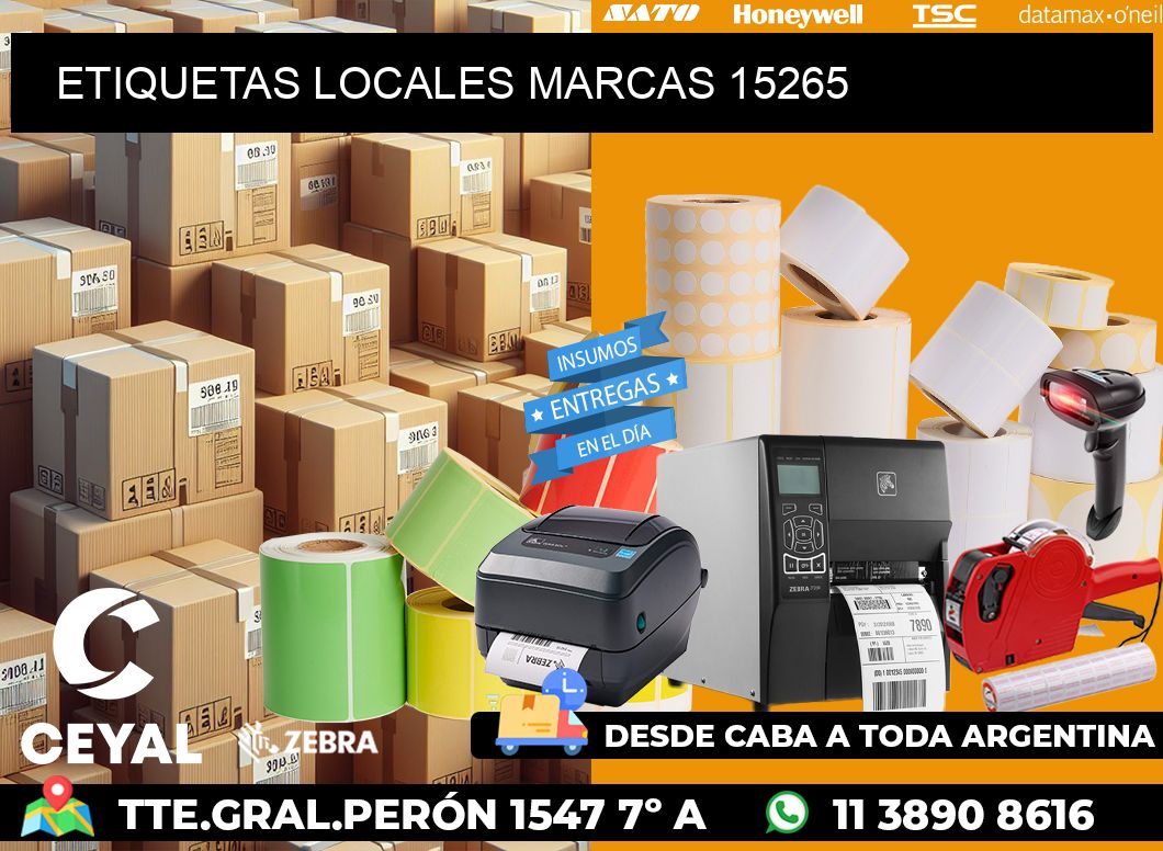 ETIQUETAS LOCALES MARCAS 15265