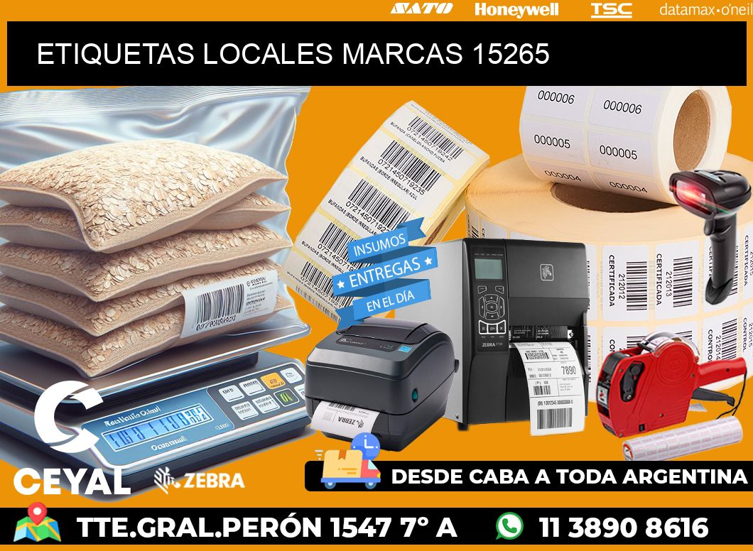 ETIQUETAS LOCALES MARCAS 15265