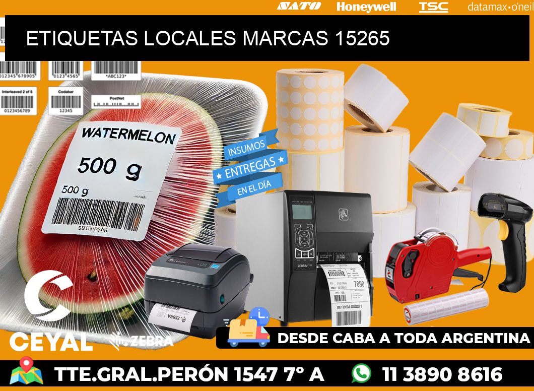 ETIQUETAS LOCALES MARCAS 15265