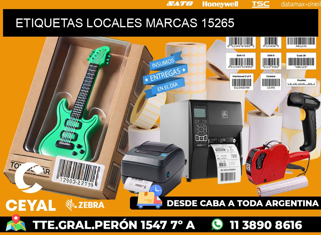ETIQUETAS LOCALES MARCAS 15265