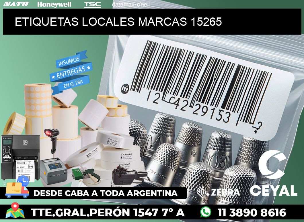 ETIQUETAS LOCALES MARCAS 15265