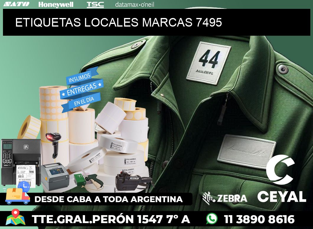 ETIQUETAS LOCALES MARCAS 7495