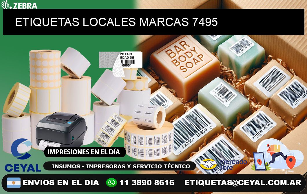 ETIQUETAS LOCALES MARCAS 7495