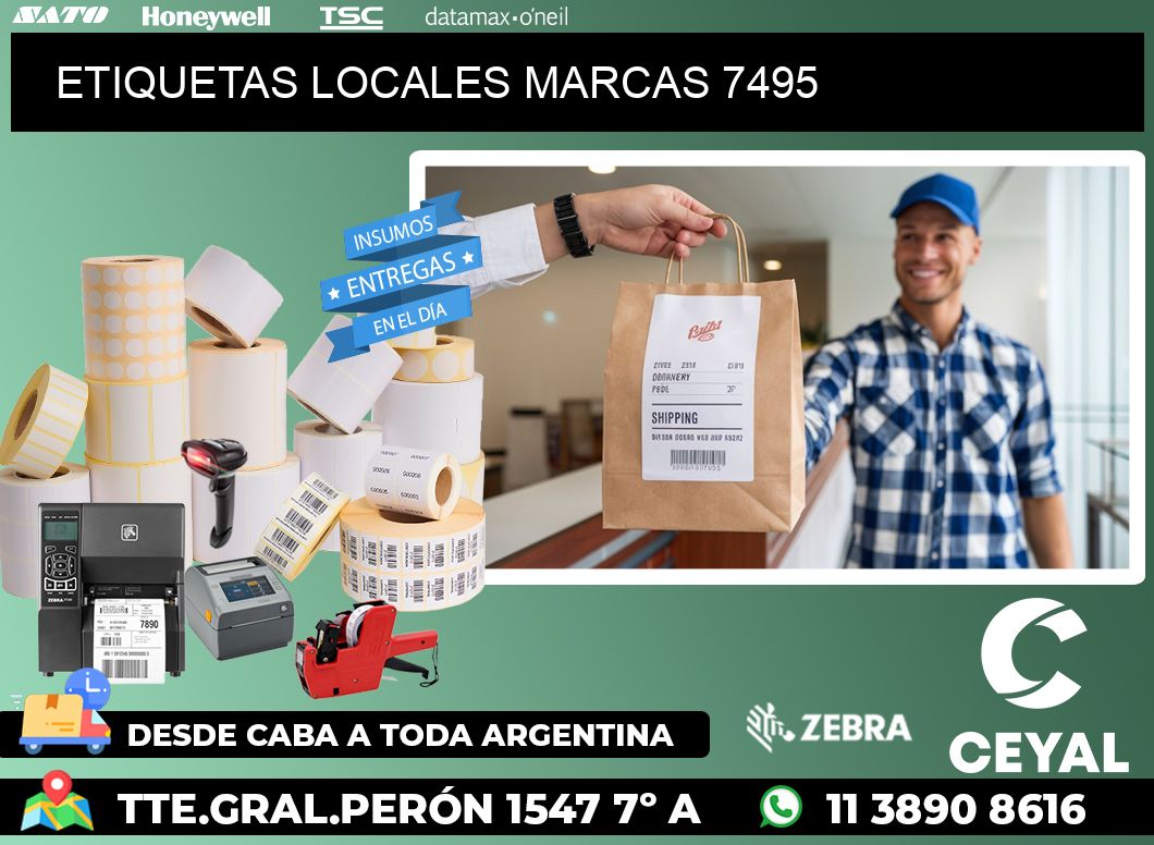 ETIQUETAS LOCALES MARCAS 7495