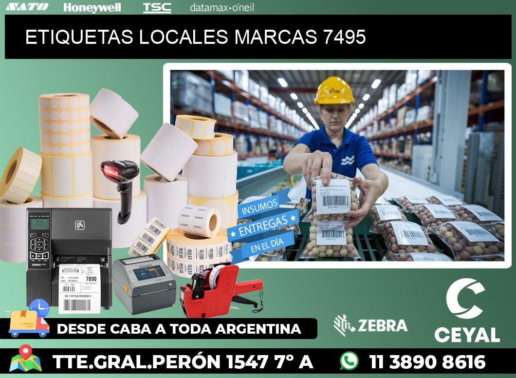 ETIQUETAS LOCALES MARCAS 7495