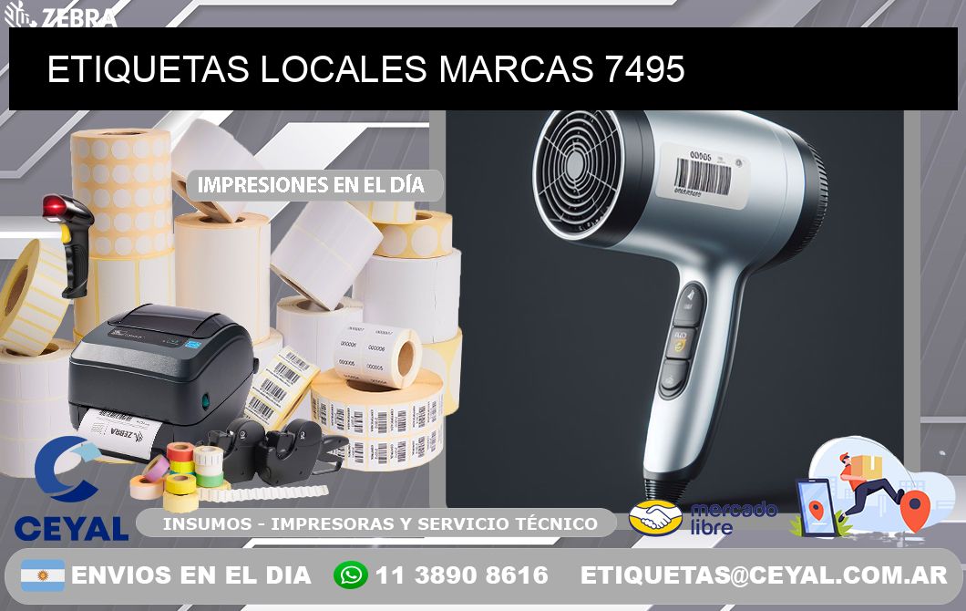 ETIQUETAS LOCALES MARCAS 7495