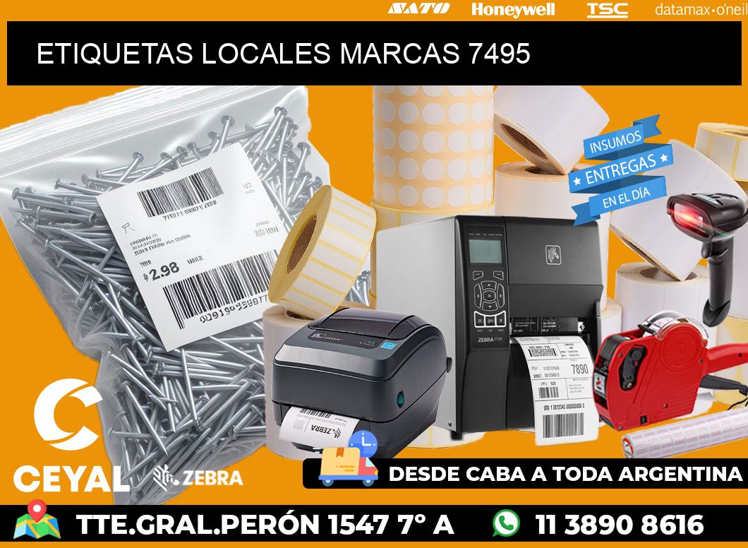 ETIQUETAS LOCALES MARCAS 7495