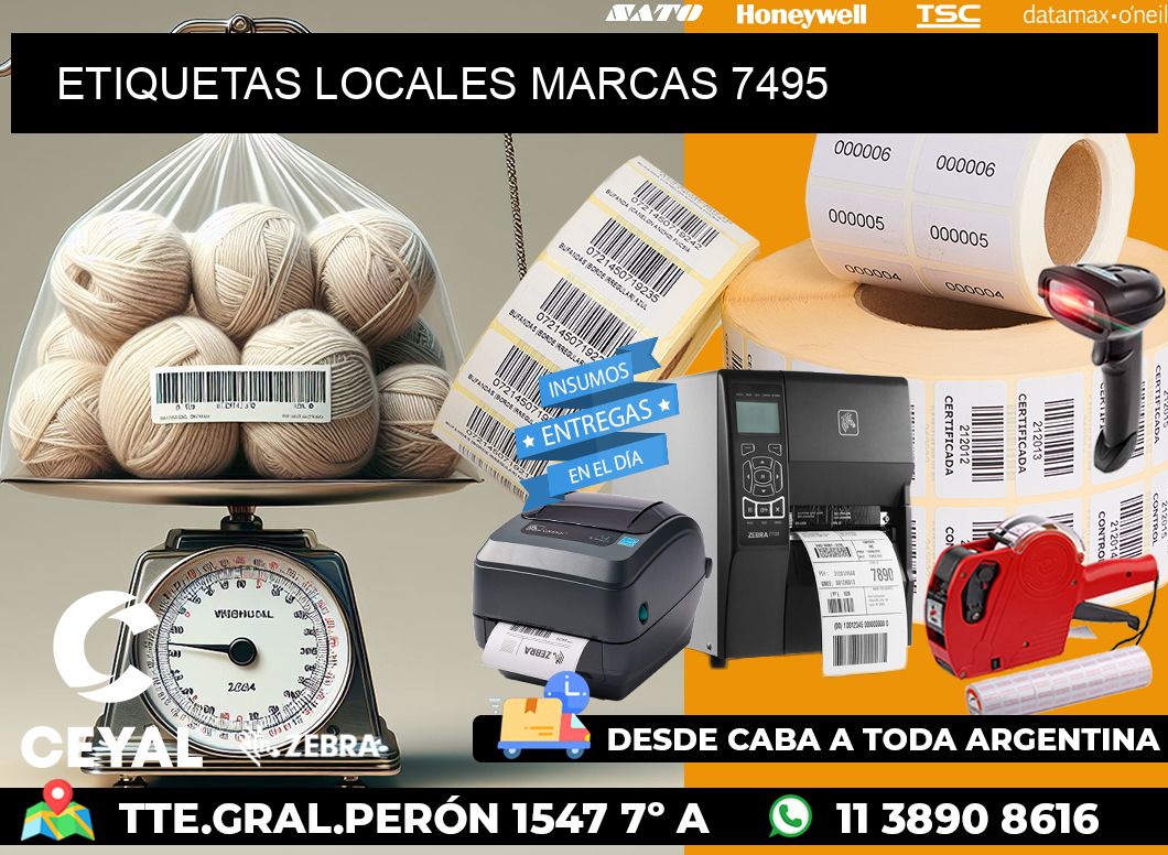 ETIQUETAS LOCALES MARCAS 7495