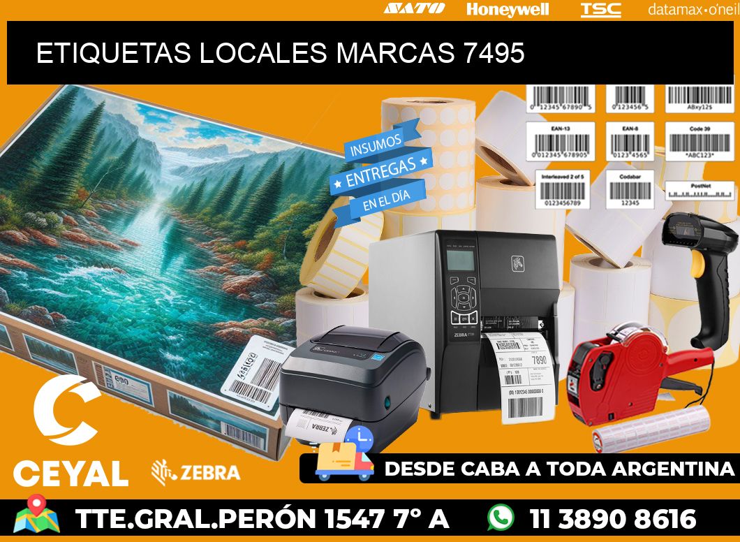 ETIQUETAS LOCALES MARCAS 7495