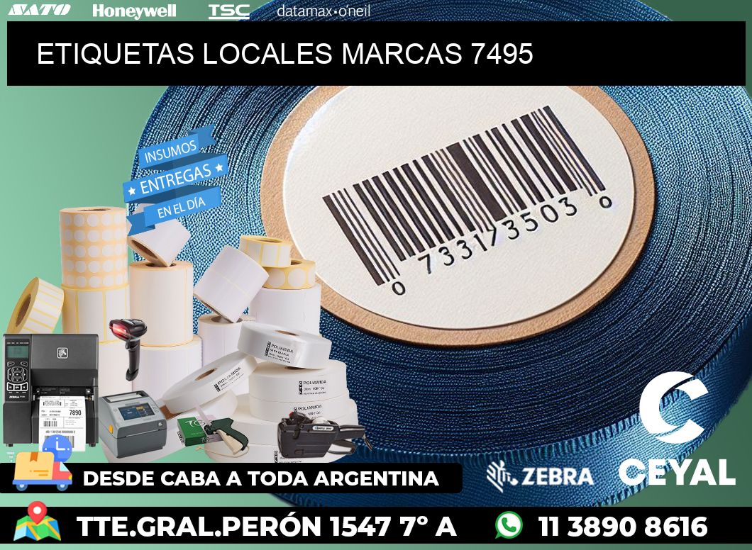 ETIQUETAS LOCALES MARCAS 7495