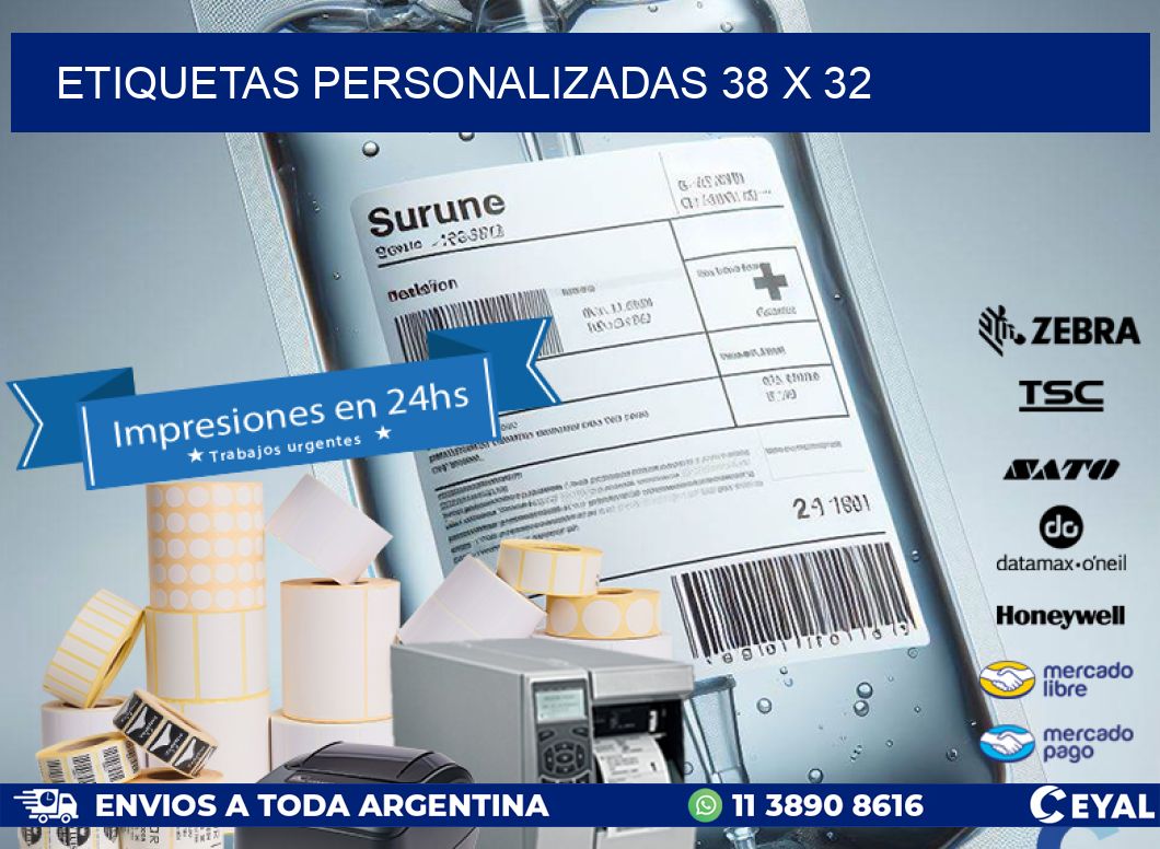 ETIQUETAS PERSONALIZADAS 38 x 32