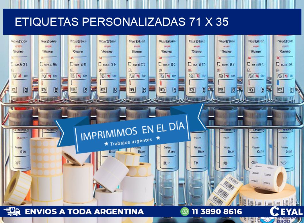 ETIQUETAS PERSONALIZADAS 71 x 35