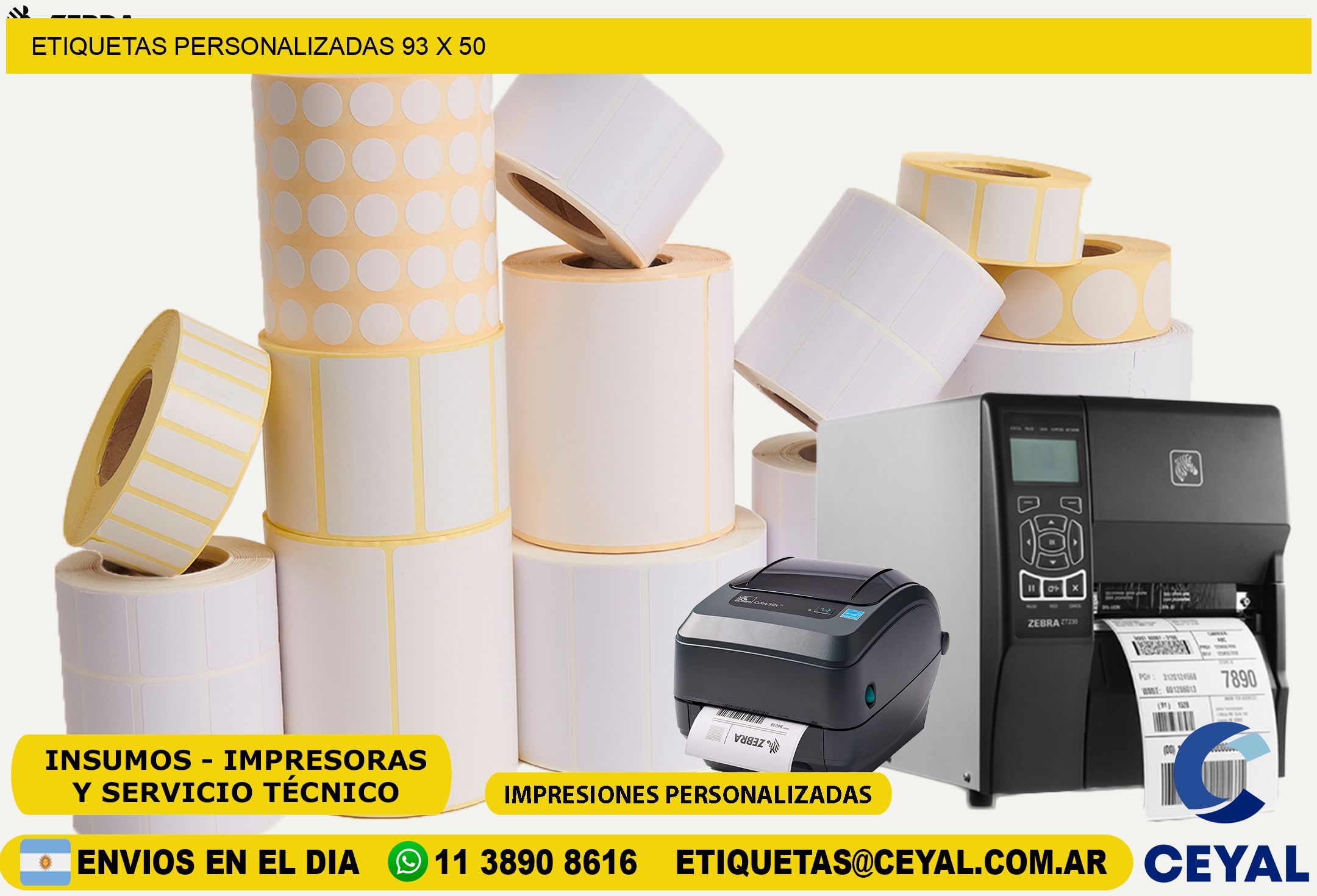 ETIQUETAS PERSONALIZADAS 93 x 50