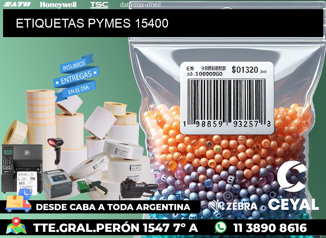 ETIQUETAS PYMES 15400
