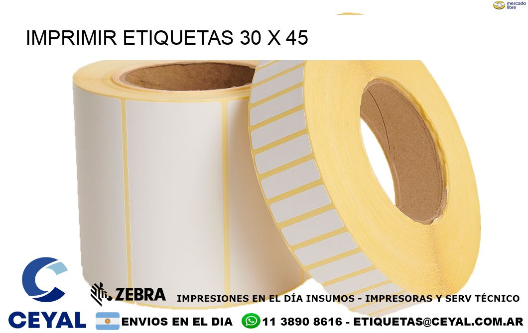 IMPRIMIR ETIQUETAS 30 x 45