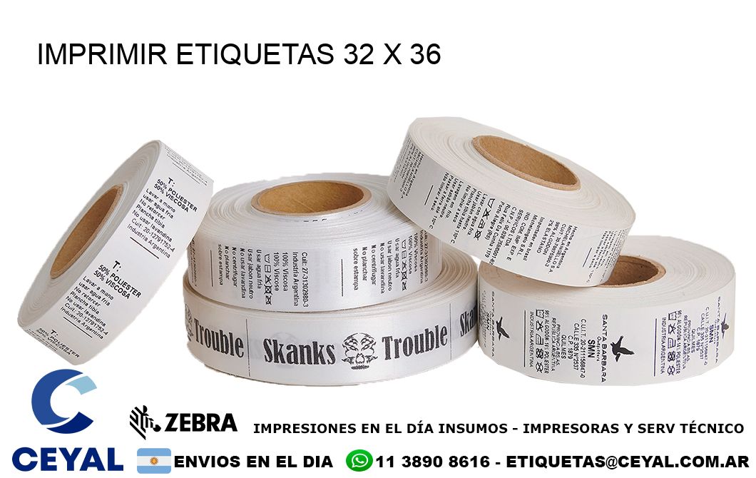 IMPRIMIR ETIQUETAS 32 x 36