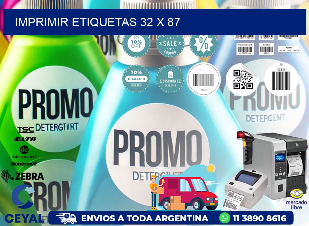 IMPRIMIR ETIQUETAS 32 x 87