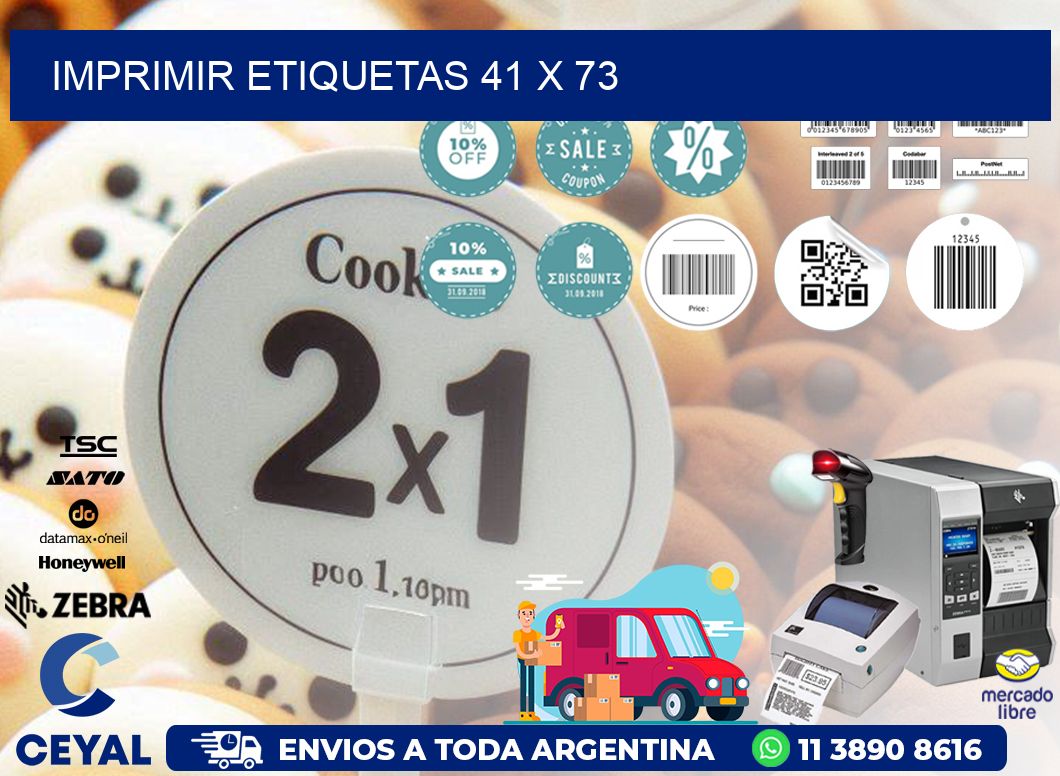 IMPRIMIR ETIQUETAS 41 x 73
